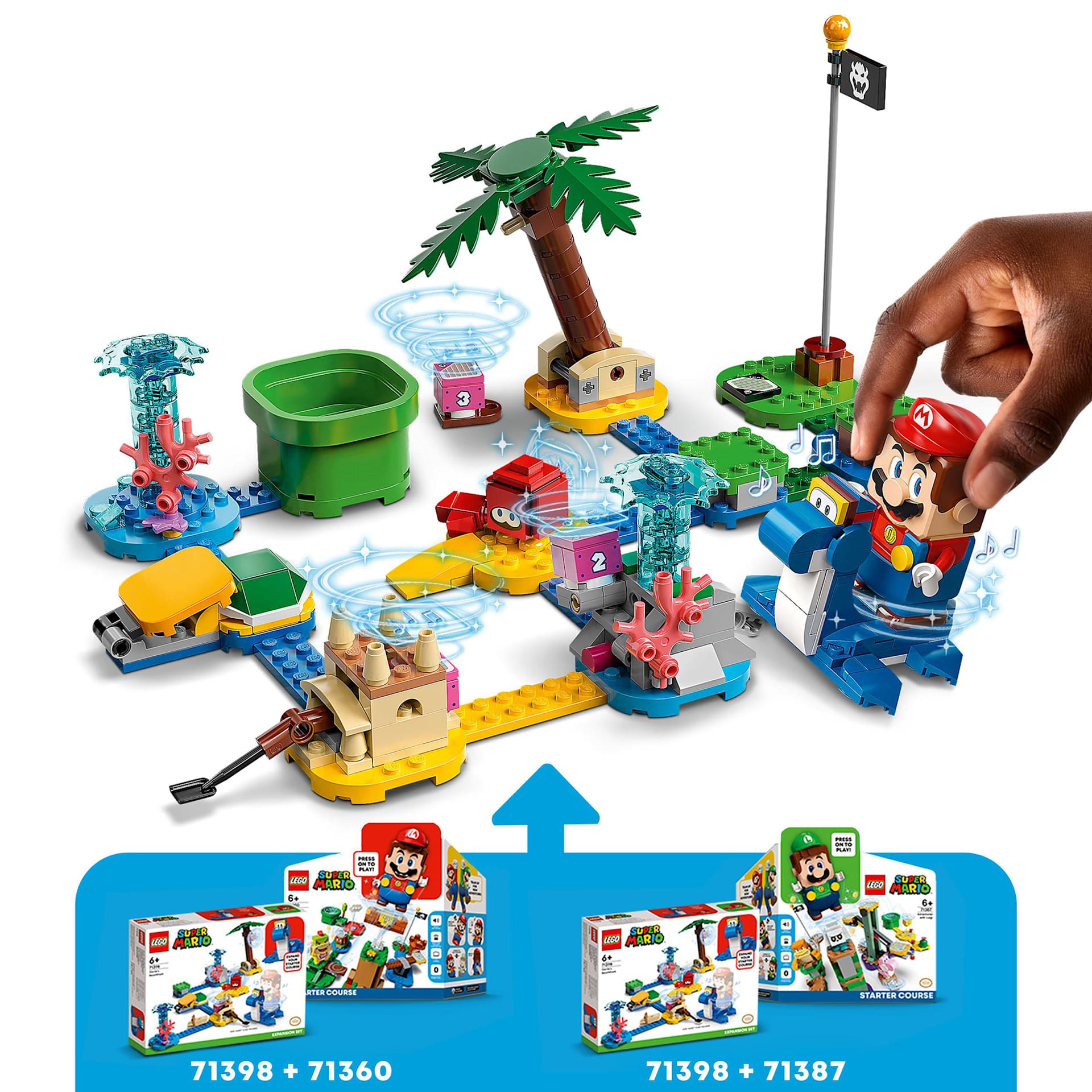 LEGO Super Mario Dorrie's Beachfront Expansion Set (71398